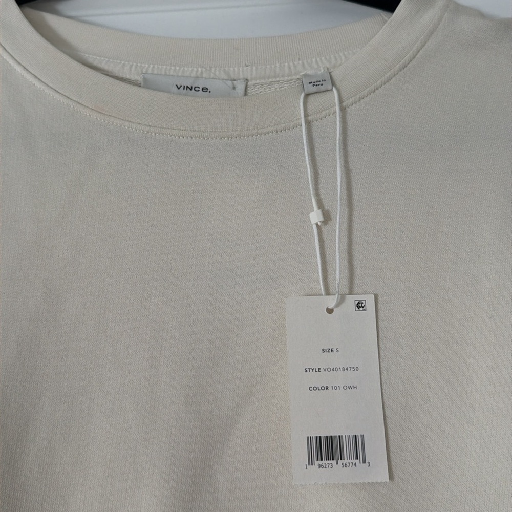 Vince Off-White Crewneck Sweatshirt - Picture 2 of 4